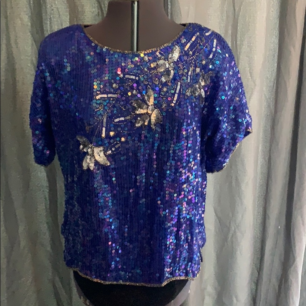 Vintage beaded top